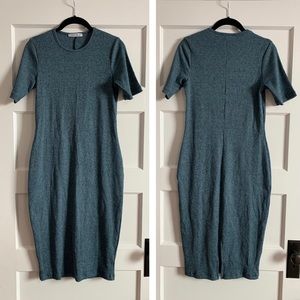 NWT American Giant Short Sleeve Rib Dress
